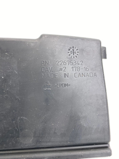 07-09 CHEVROLET EQUINOX FRONT DASH LOWER STORAGE COMPARTMENT RUBBER MAT 22675342