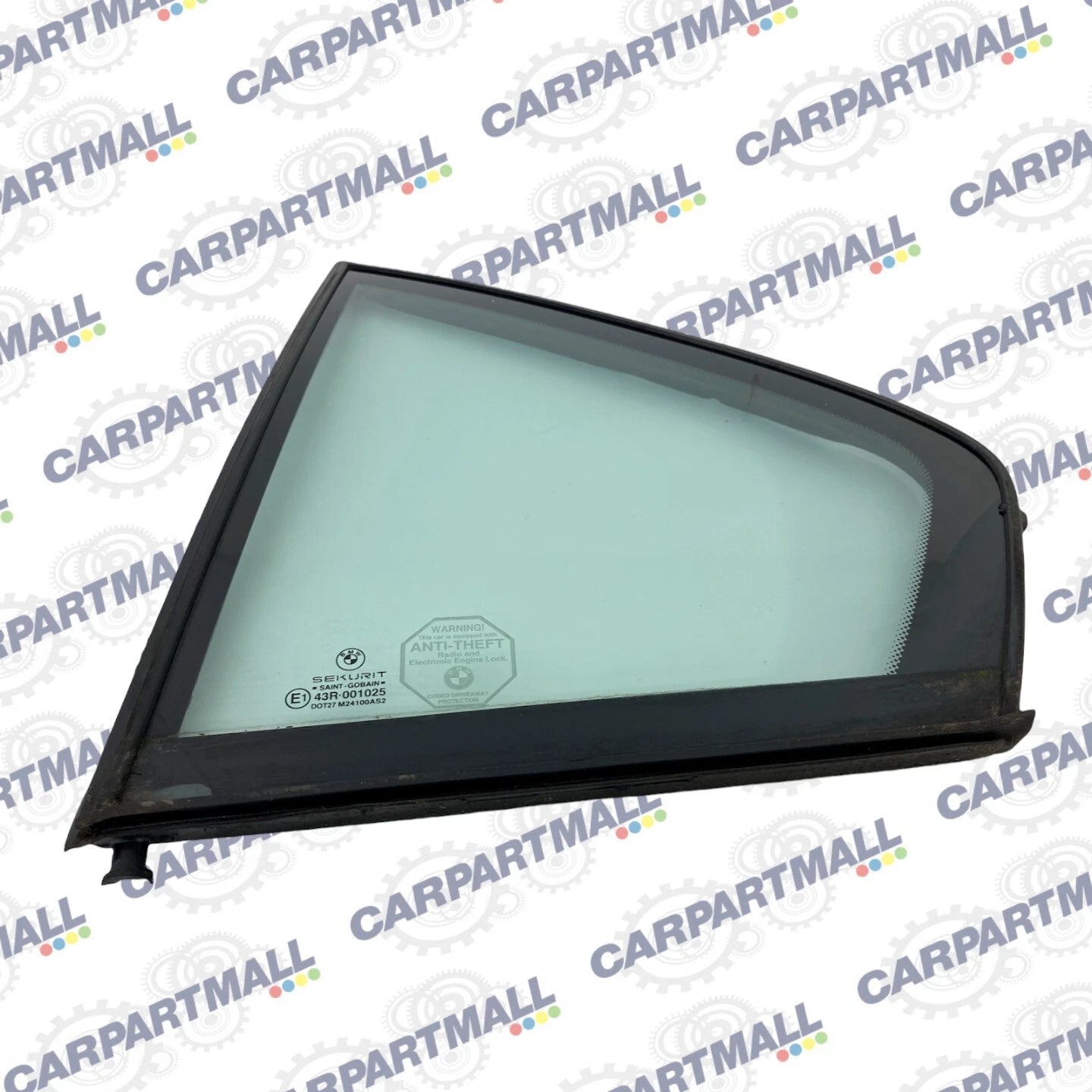 1995-2001 BMW 740I 740IL REAR LEFT BACK DOOR VENT WINDOW QUARTER GLASS 43R-00102
