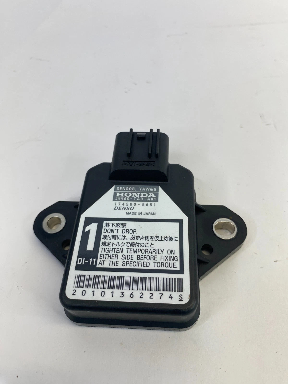 2008-2012 HONDA ACCORD YAW & G RATE SENSOR CONTROL MODULE UNIT 39960-TA0-A01