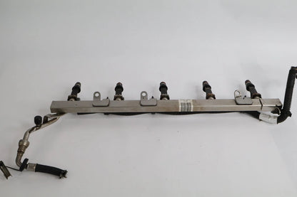 2006-2010 HUMMER H3 3.7L L5 A/T ENGINE FUEL RAIL W/ 5 FUEL INJECTORS HARNESS OEM