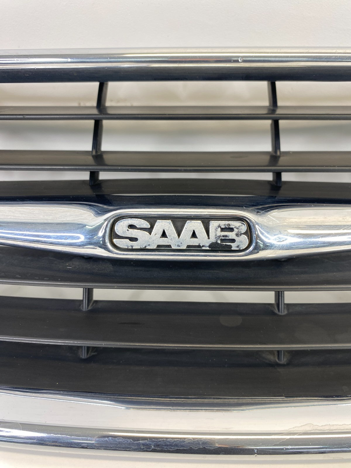 2003-2007 Saab 9-3 Sedan Front Bumper Radiator Center Grille Set of 3 OEM