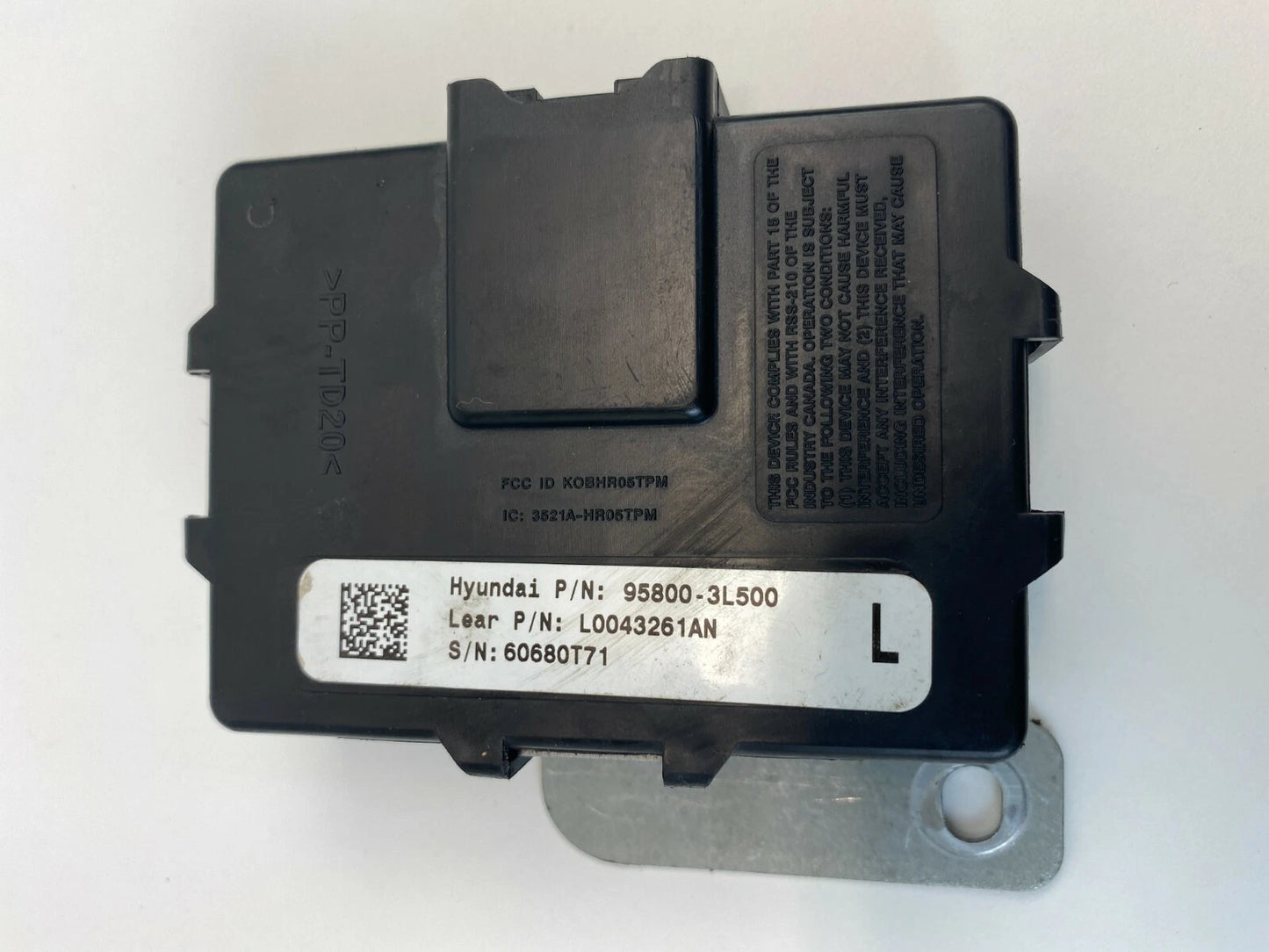 2006 2007 KIA OPTIMA TIRE PRESSURE MONITORING SYSTEM CONTROL MODULE 95800-3L500
