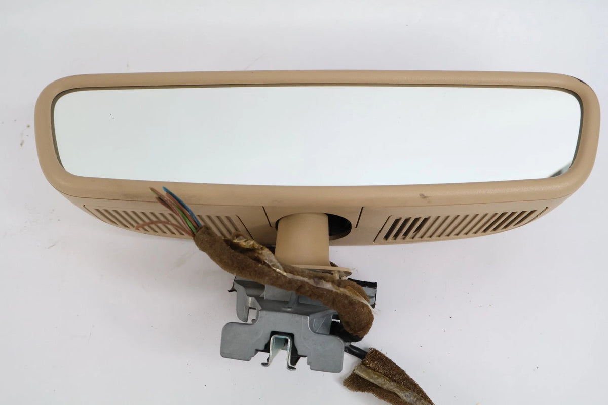 2006-2012 MERCEDES W251 R350 R500 INSIDE REAR VIEW MIRROR AUTO DIM BEIGE OEM