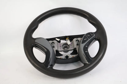 2011-2016 HYUNDAI ELANTRA STEERING WHEEL BLACK WITH CRUISE CONTROL SWITCHES OEM