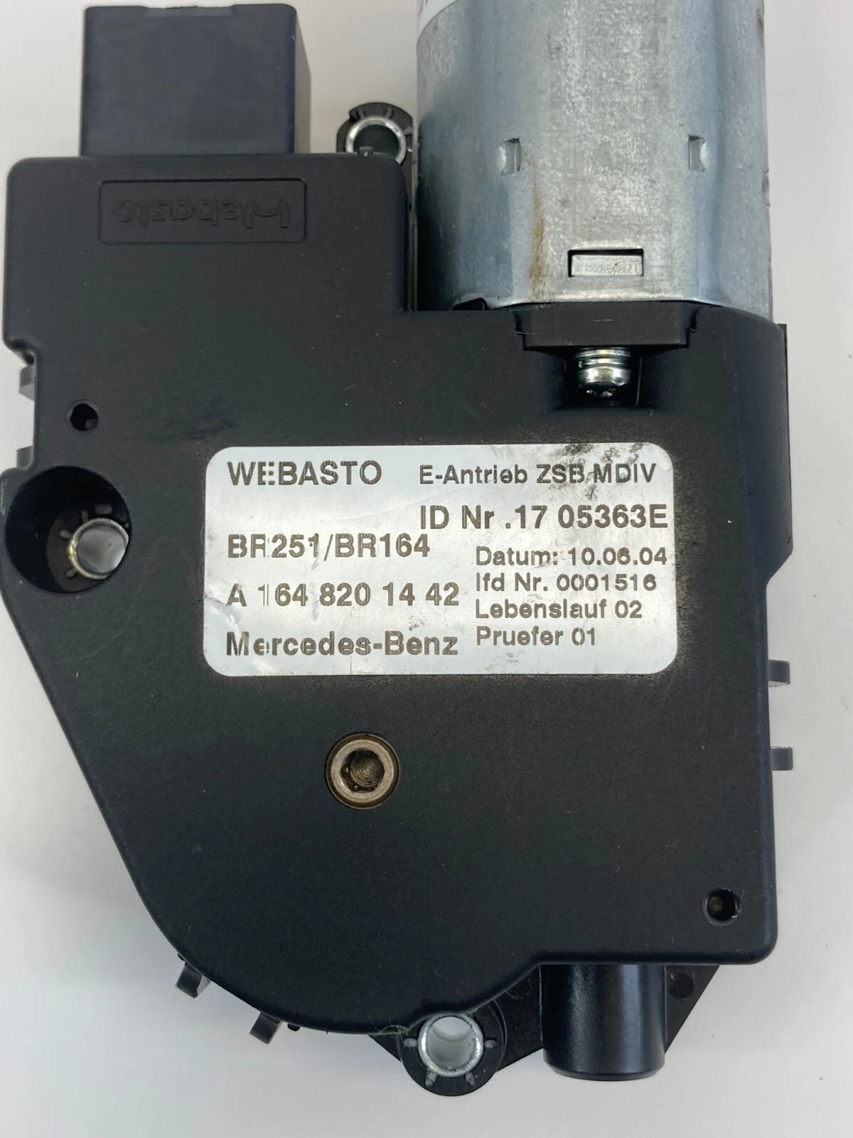 2006 2007 MERCEDES ML500 2003-2011 ML350 SUNROOF MOTOR ASSY 164-820-14-42