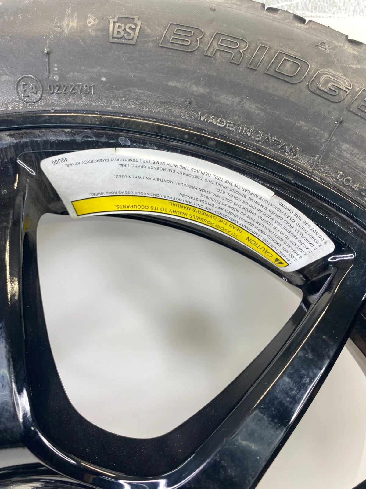 2007 2008 INFINITI G35 EMERGENCY SPARE TIRE WHEEL COMPACT DONUT T145/80D17 107M