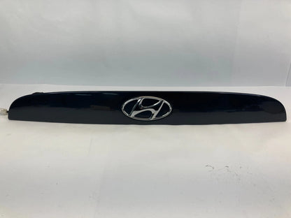 2006 2007 HYUNDAI ACCENT REAR LIFTGATE TAILGATE LICENSE MOLDING W/ EMBLEM & LAMP
