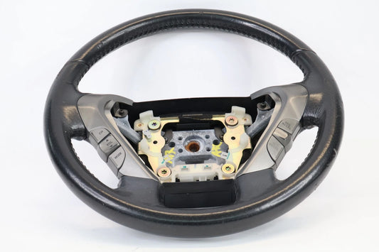 2003-2005 HONDA PILOT LEATHER STEERING WHEEL WITH AUDIO BUTTONS BLACK OEM