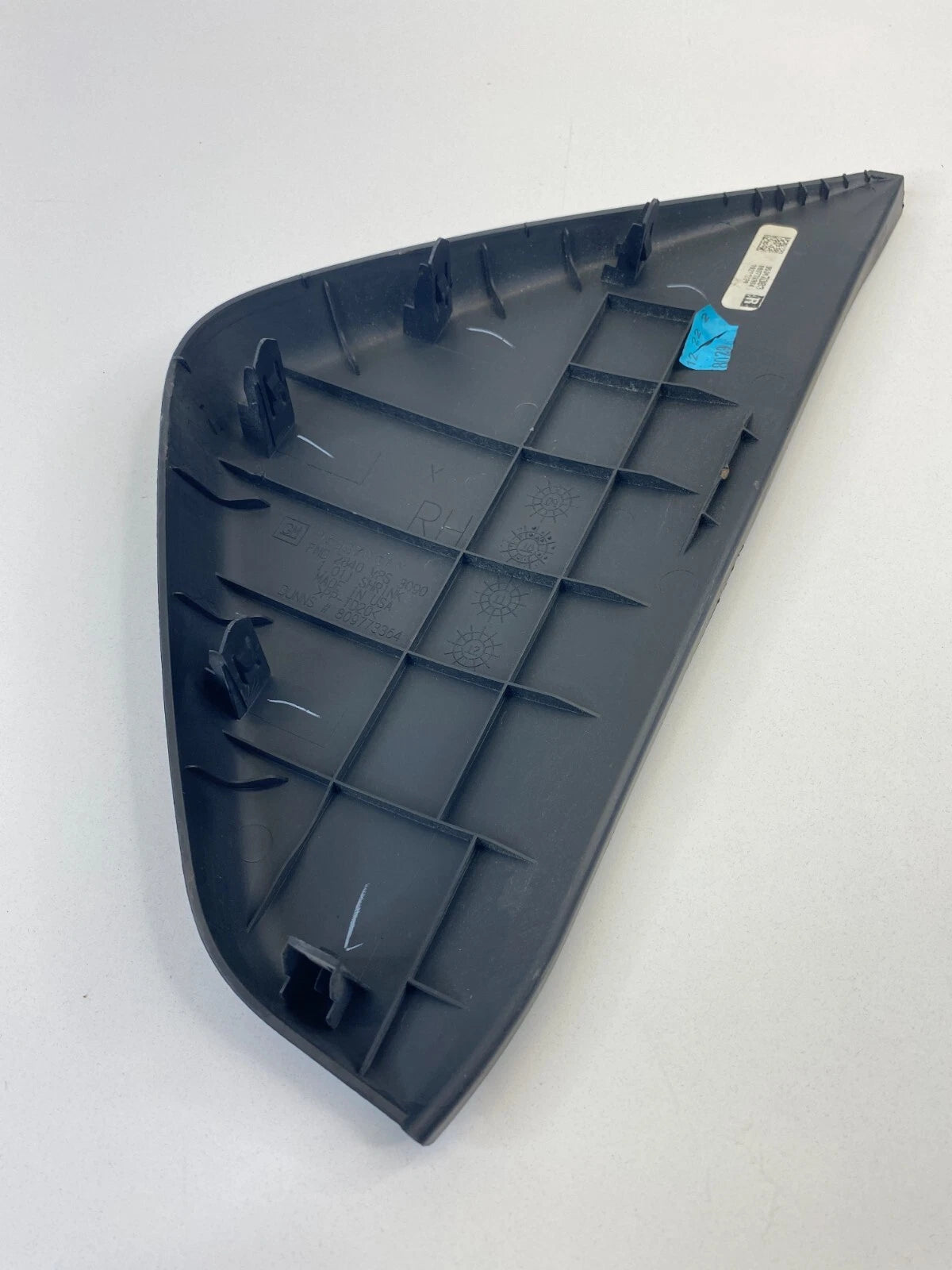 2011-2016 CHEVROLET CRUZE COVER RIGHT PASSENGER DASH END CAP COVER TRIM 95987083
