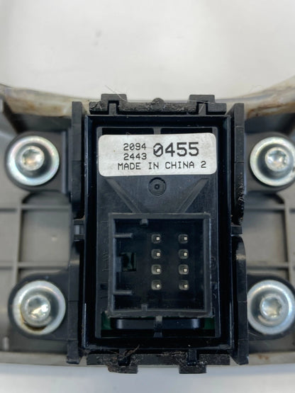 12-15 CHEVY CAPTIVA SPORT HVAC HEATER TEMPERATURE CLIMATE CONTROL W/ BEZEL TRIM