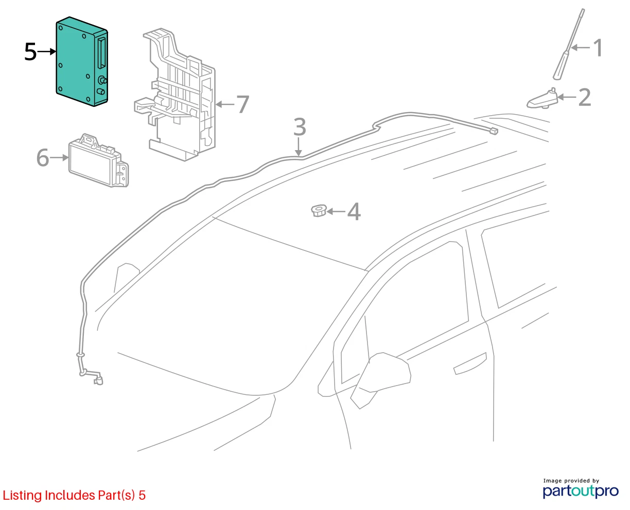 2013 BUICK LACROSSE TELEMATICS ONSTAR COMMUNICATION MODULE OEM FACTORY 22903686