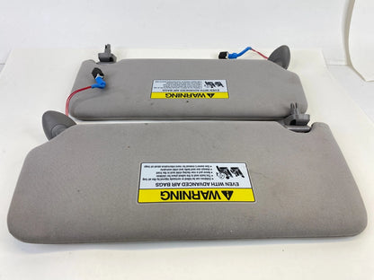 2008-2012 Honda Accord Left & Right Sunvisor Sun Visor Shade Set w/ Mirror OEM