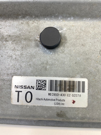 11 12 Nissan Sentra 2.0L L4 Engine Computer Control Module ECM ECU MEC950-430-C2