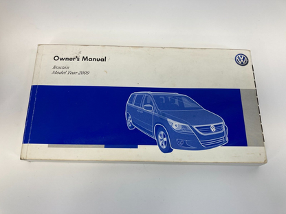 2009 Volkswagen Routan Owner's Guide Users Manual Warranty Information w/ Case