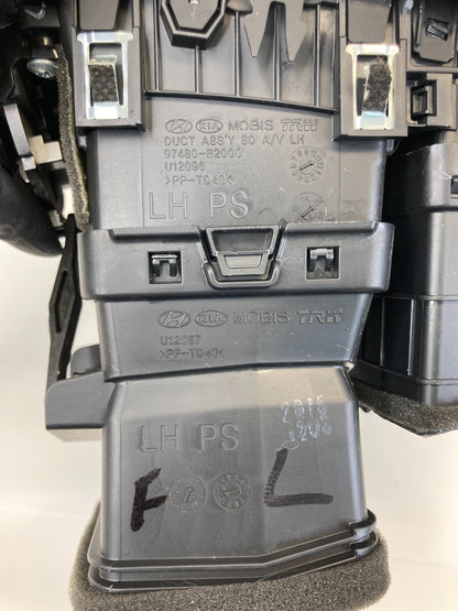 14-16 Kia Soul Front Left Side A/C Heater Air Vent Grille w/ Speaker 97480-B2000