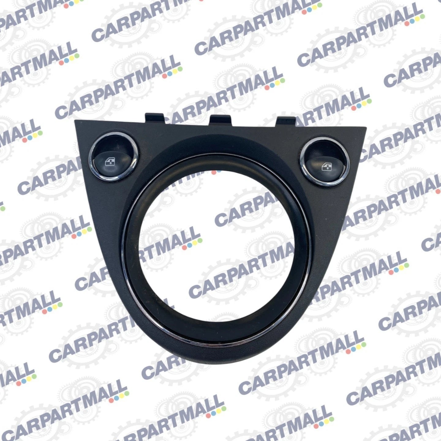 2012-2015 FIAT 500 CENTER CONSOLE GEAR SHIFTER BEZEL W/ WINDOW SWITCH PLATE OEM