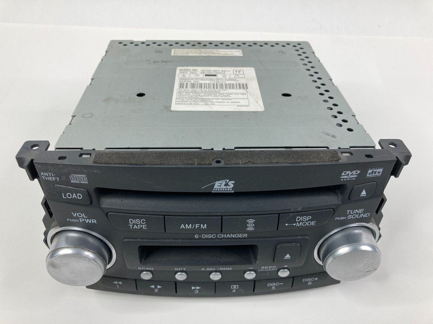 2005 2006 Acura TL AM FM Radio Player CD DVD Receiver 39100-SEP-A411 OEM