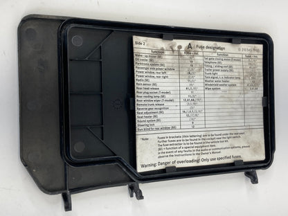 1998-2002 Mercedes-Benz E430 Engine Compartment Fuse Box Access Door Lid Cover
