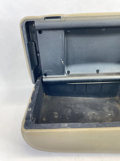 2003-2011 LINCOLN TOWN CAR CENTER CONSOLE ARMREST COVER LID W/ STORAGE TAN OEM