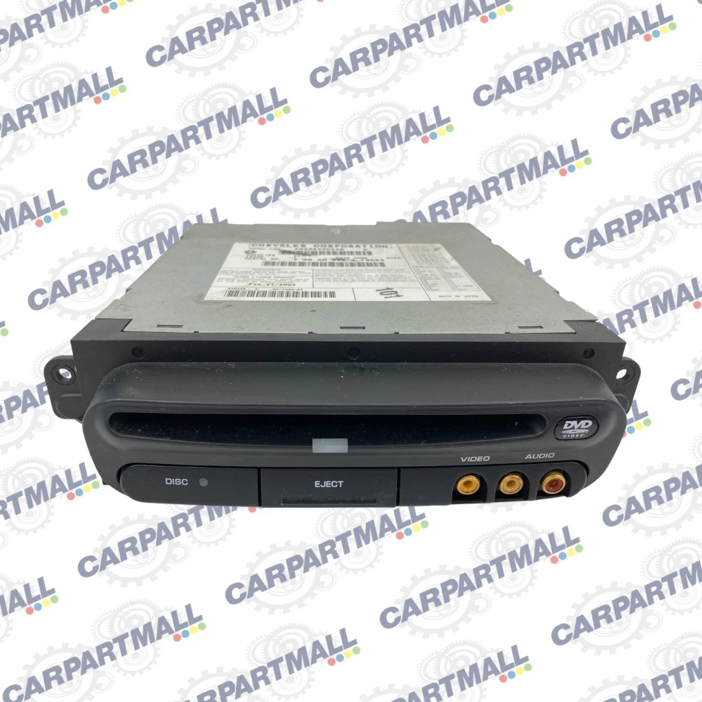 03 04 05 06 07 CHRYSLER TOWN & COUNTRY DODGE CARAVAN DISC DVD PLAYER P05082005AB