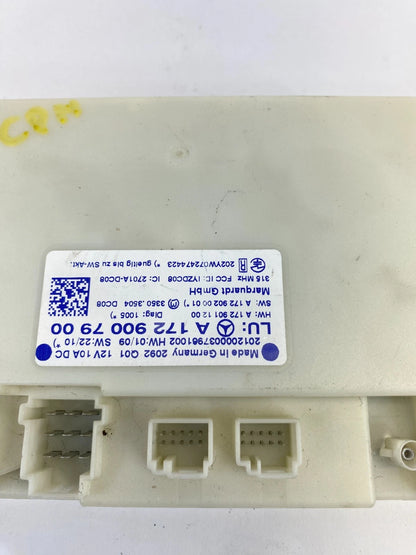 2010-2015 MERCEDES-BENZ GLK350 KEYLESS IGNITION CONTROL MODULE A172-900-79-00
