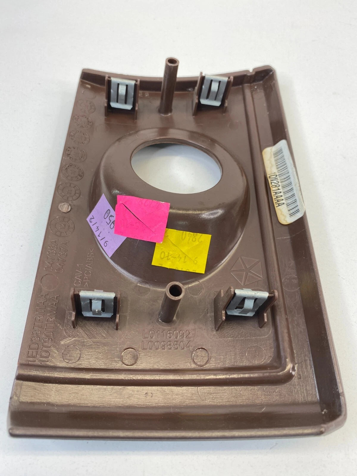 08-10 CHRYSLER TOWN & COUNTRY DASH IGNITION SWITCH PANEL BEZEL TRIM 1ED38TRMAA