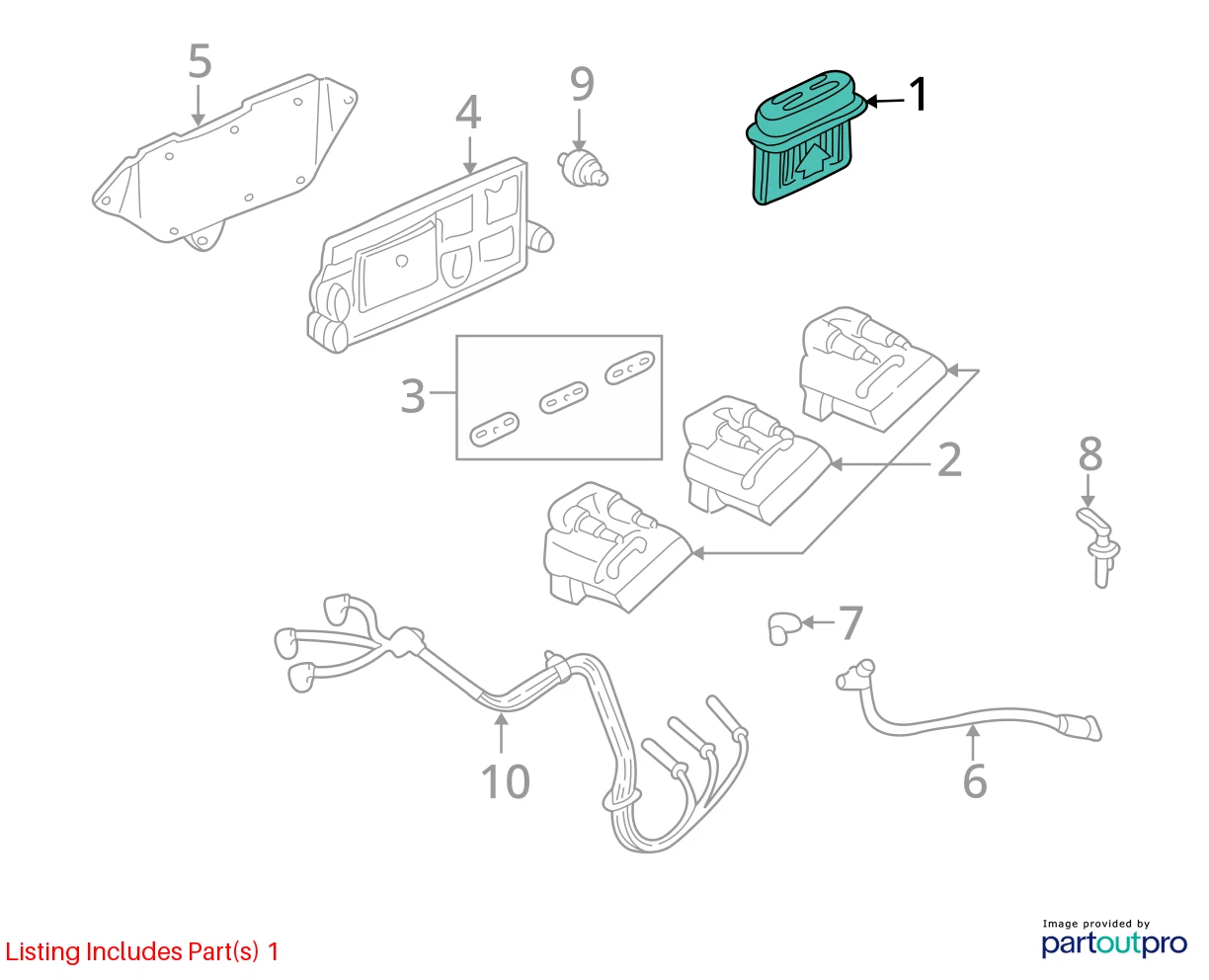 2003-2005 CHEVROLET MONTE CARLO 3.4L ENGINE CONTROL MODULE ECU UNIT OEM 12583827