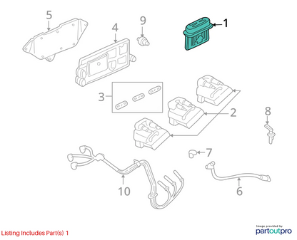 2003-2005 CHEVROLET MONTE CARLO 3.4L ENGINE CONTROL MODULE ECU UNIT OEM 12583827