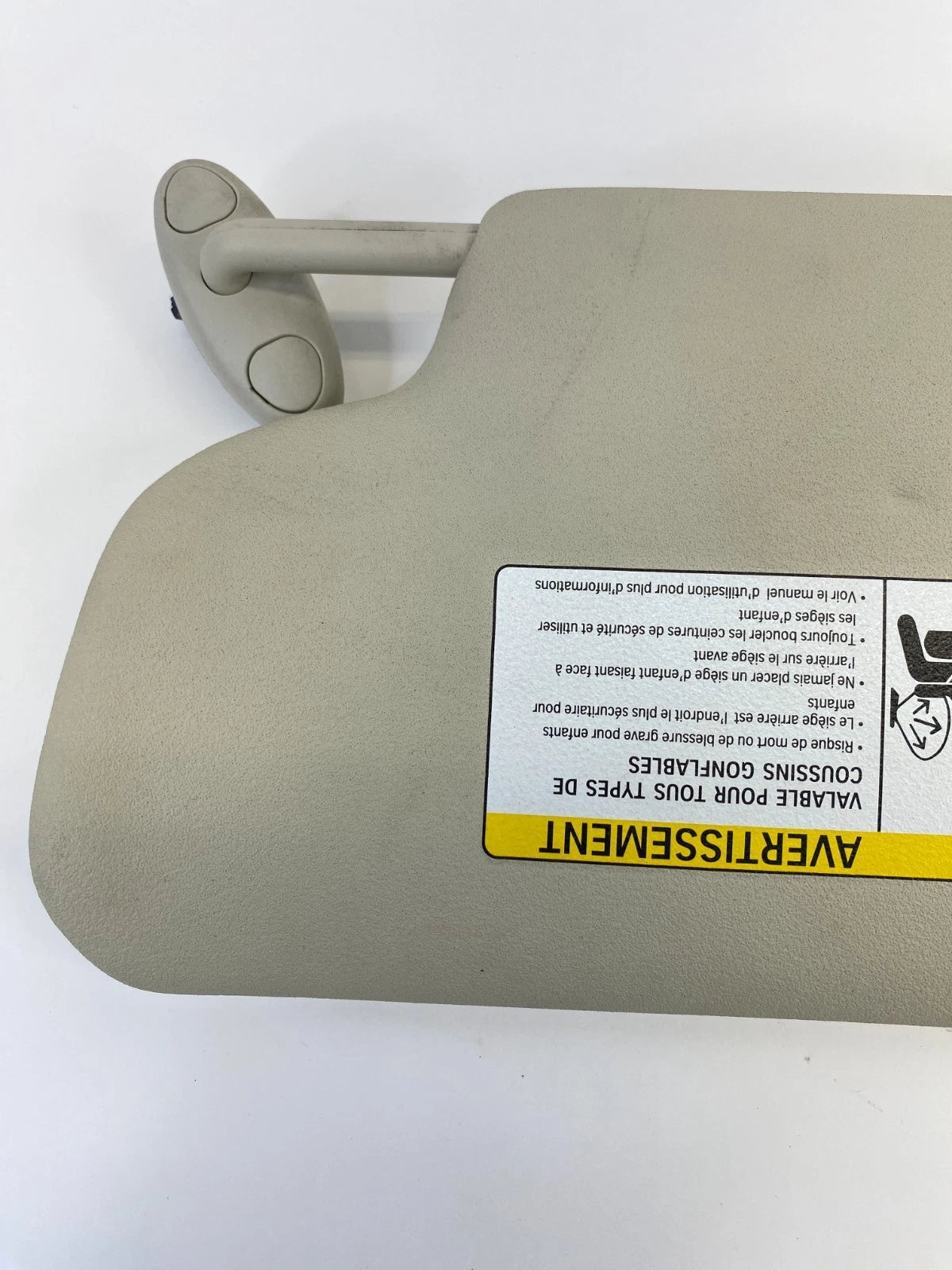 2011-2014 Mini Cooper Front Right Passenger Sunvisor Sun Visor Shade Beige OEM