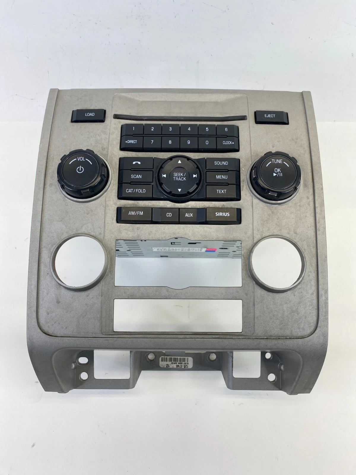2009-2012 FORD ESCAPE MERCURY RADIO STEREO CD PLAYER CONTROL FACE PANEL PLATE