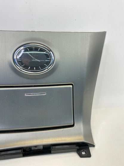 2007 2008 INFINITI FX35 CENTER CONSOLE CLOCK STORAGE BEZEL TRIM 68460-CL70A OEM