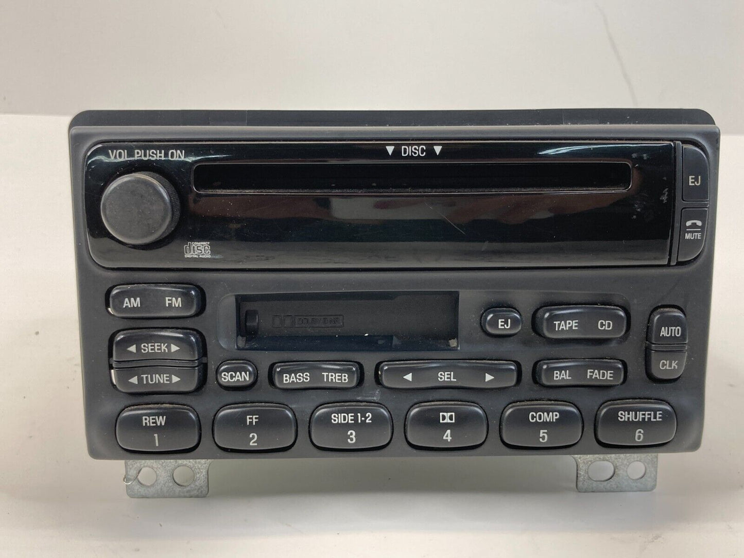 2001 Ford Mustang AM FM Radio Stereo CD Cassette Player 1L2F-18C868-BB OEM