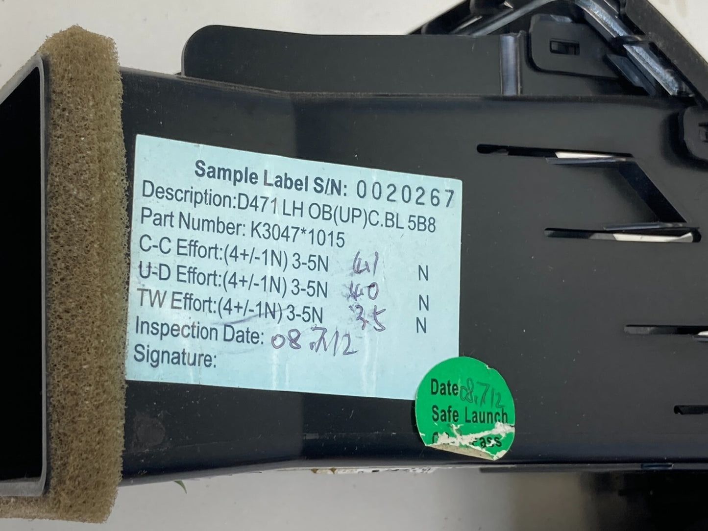 2009-2019 Ford Flex Dash Left AC Air Vent Grille w/ Headlight Switch 71573A02