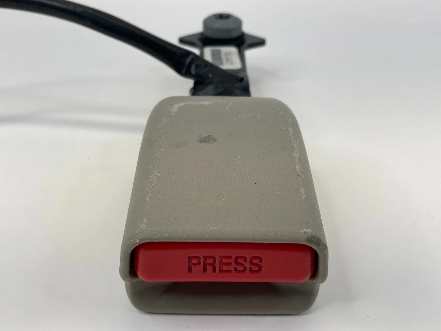 2012 FORD FUSION SE FRONT RIGHT PASSENGER SEAT BELT BUCKLE GRAY MANUAL ONLY OEM
