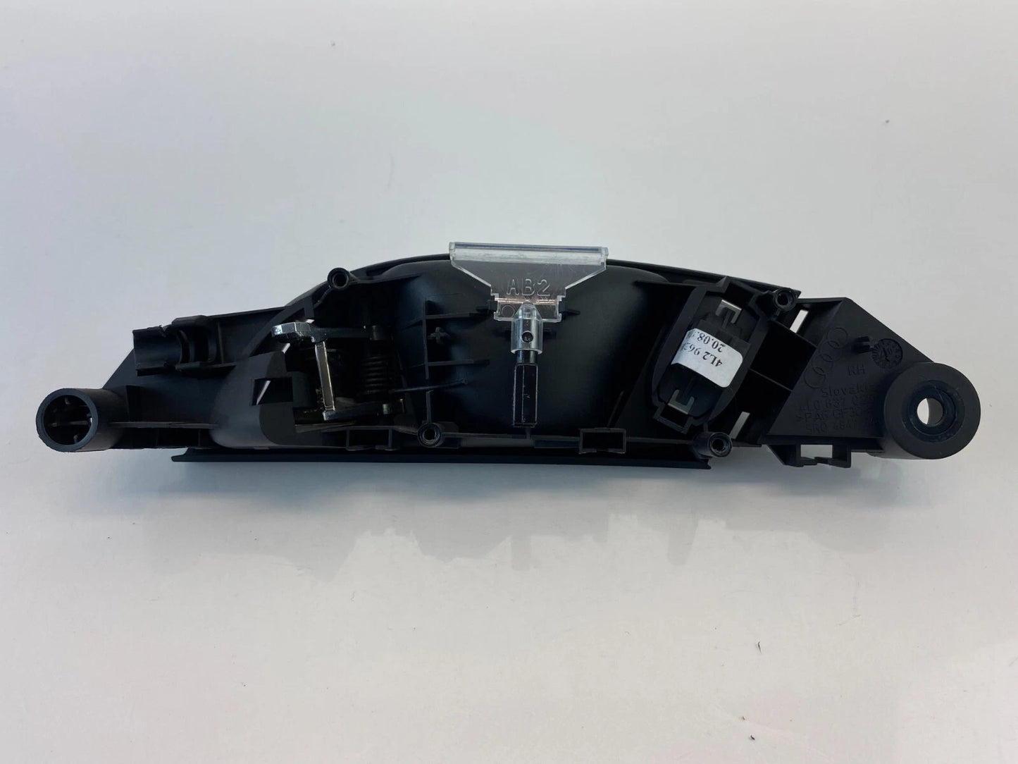 07-15 Audi Q7 Rear Right Passenger Inner Door Handle w/ Lock Switch 4L0-837-020