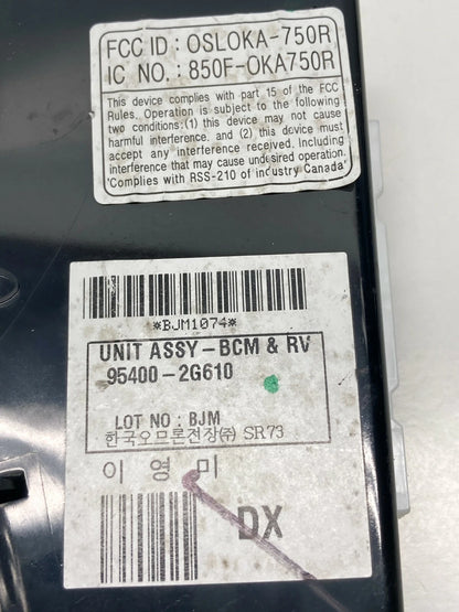2006 2007 KIA OPTIMA BODY CONTROL MODULE BCM KEYLESS ENTRY UNIT OEM 95400-2G610