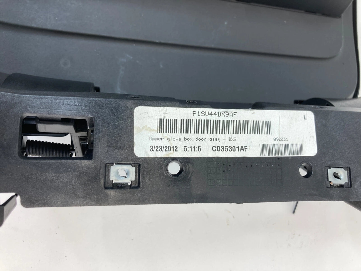 2012-2015 RAM CARGO VAN C/V DASH GLOVE BOX DOOR COVER TRIM P1SV44DX9AF OEM