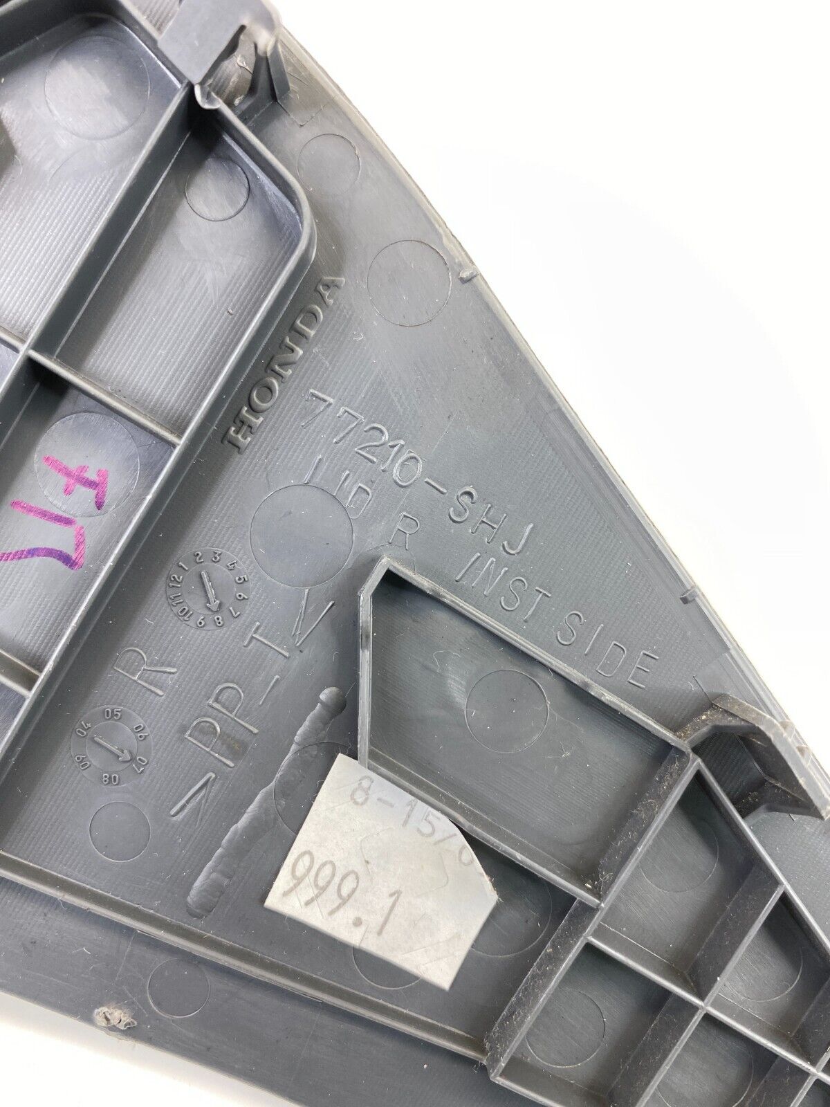 05-10 Honda Odyssey Right Passenger Side Dash End Cap Cover Trim 77210-SHJ OEM