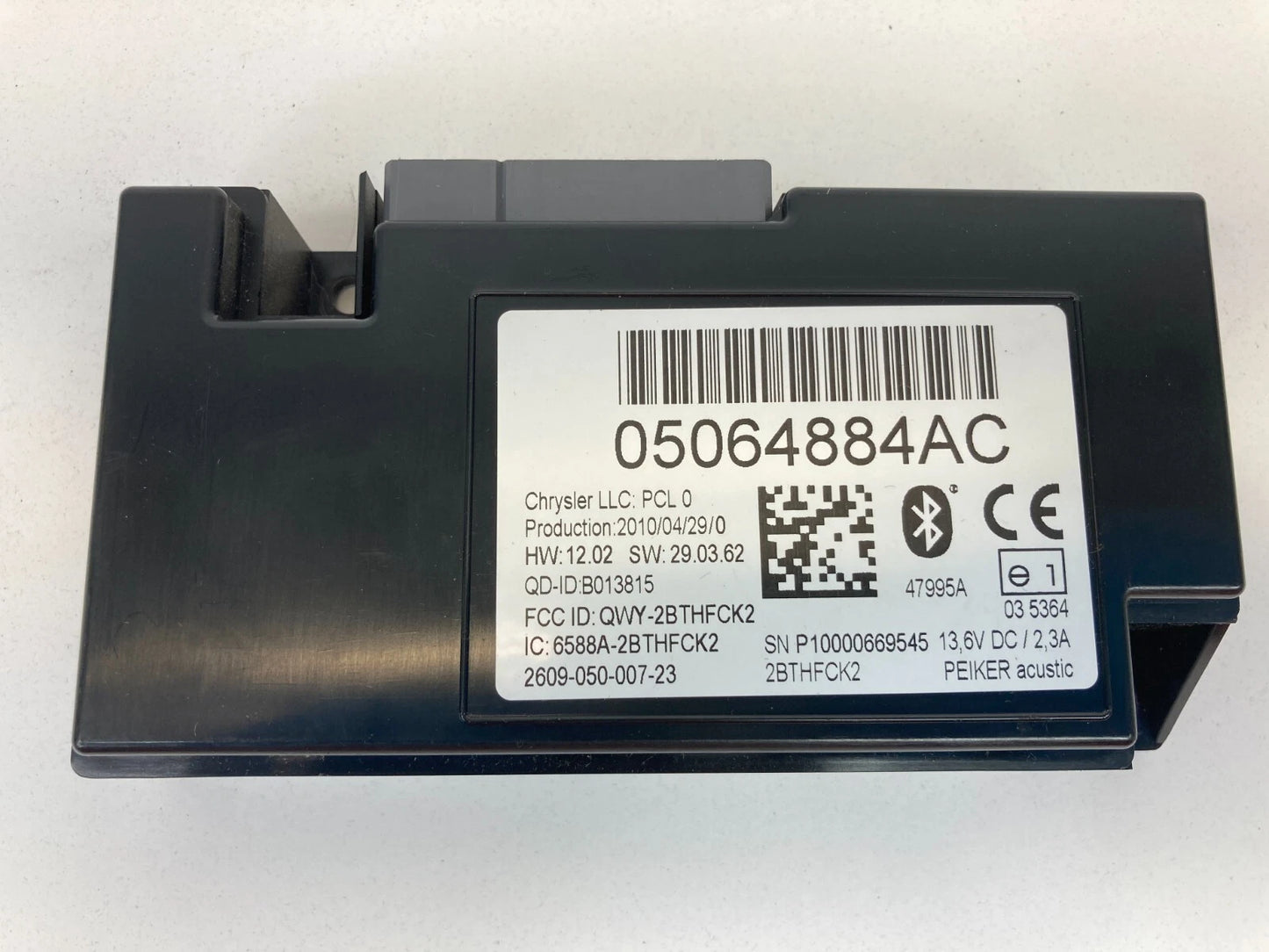 2009-2010 DODGE CHARGER TELEMATICS COMMUNICATION MODULE HFM 05064884AC