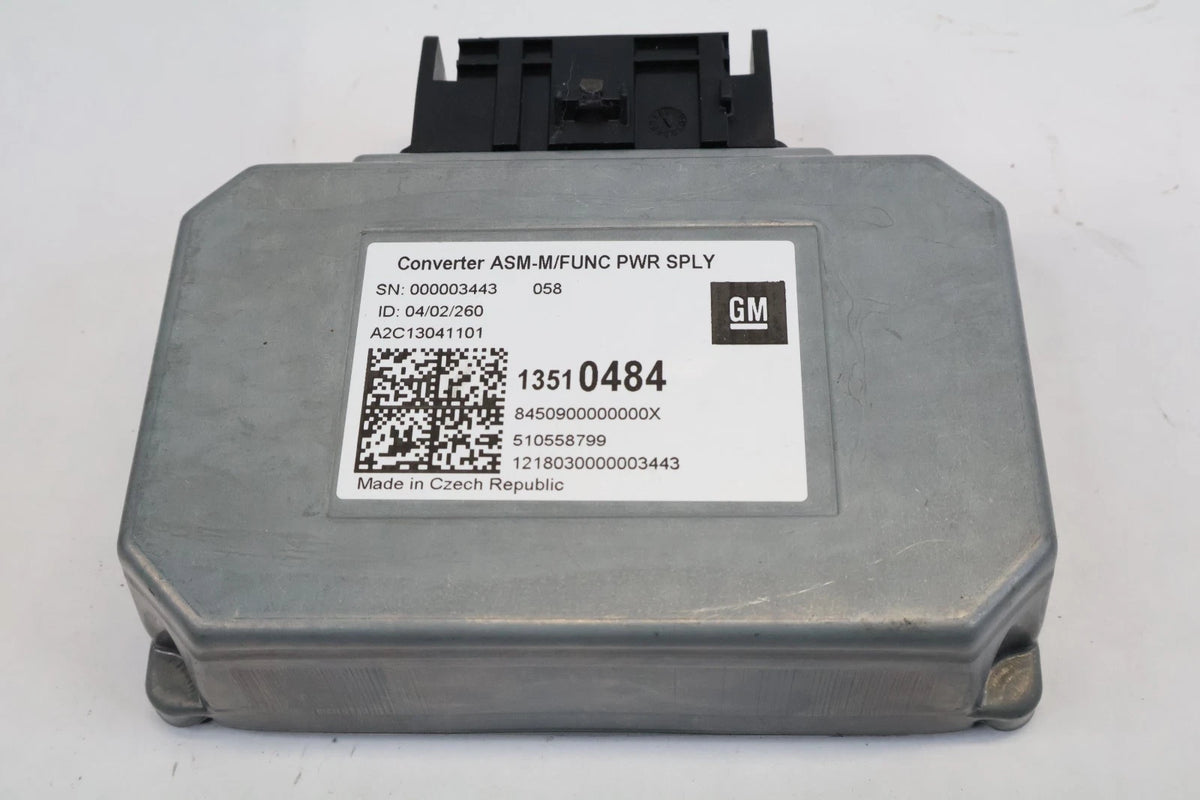 2016-2019 CHEVY CRUZE MULTI POWER SUPPLY VOLTAGE CONVERTER INVERTER 13510484 OEM
