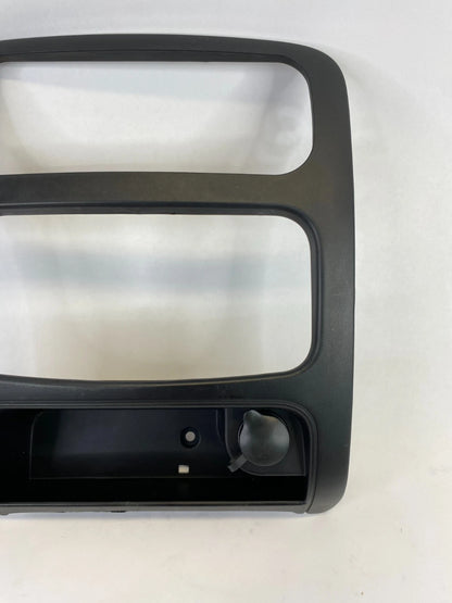 2003-2007 JEEP LIBERTY DASH PANEL RADIO CLIMATE BEZEL TRIM BLACK 5KD13DX9AC OEM