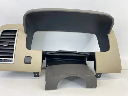 07-10 LINCOLN MKX DASH CLUSTER BEZEL W/ UPPER STEERING COLUMN COVER TRIM OEM