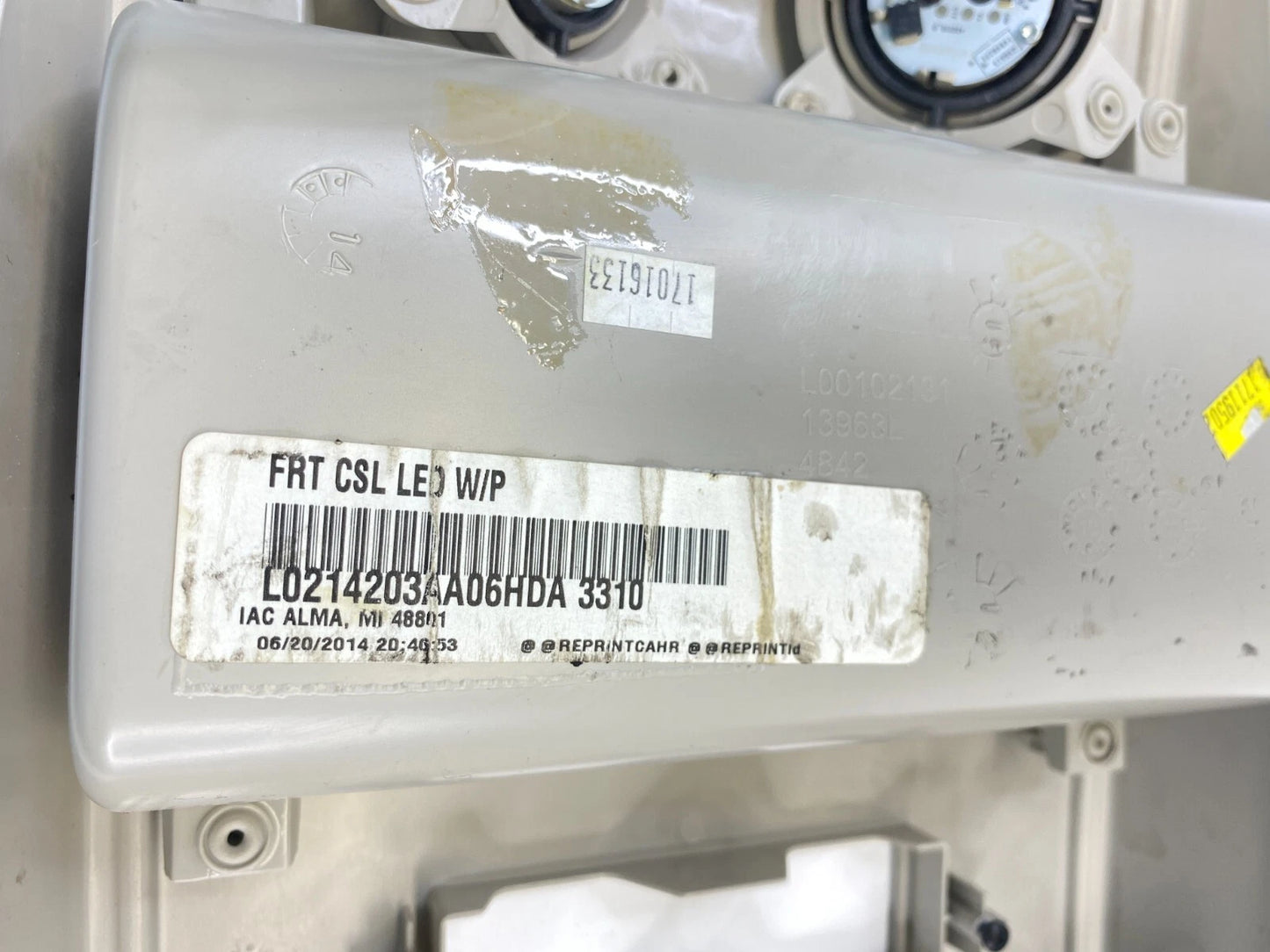2014 CHRYSLER TOWN & COUNTRY FRONT OVERHEAD CONSOLE DOME MAP LIGHT L0214203AA