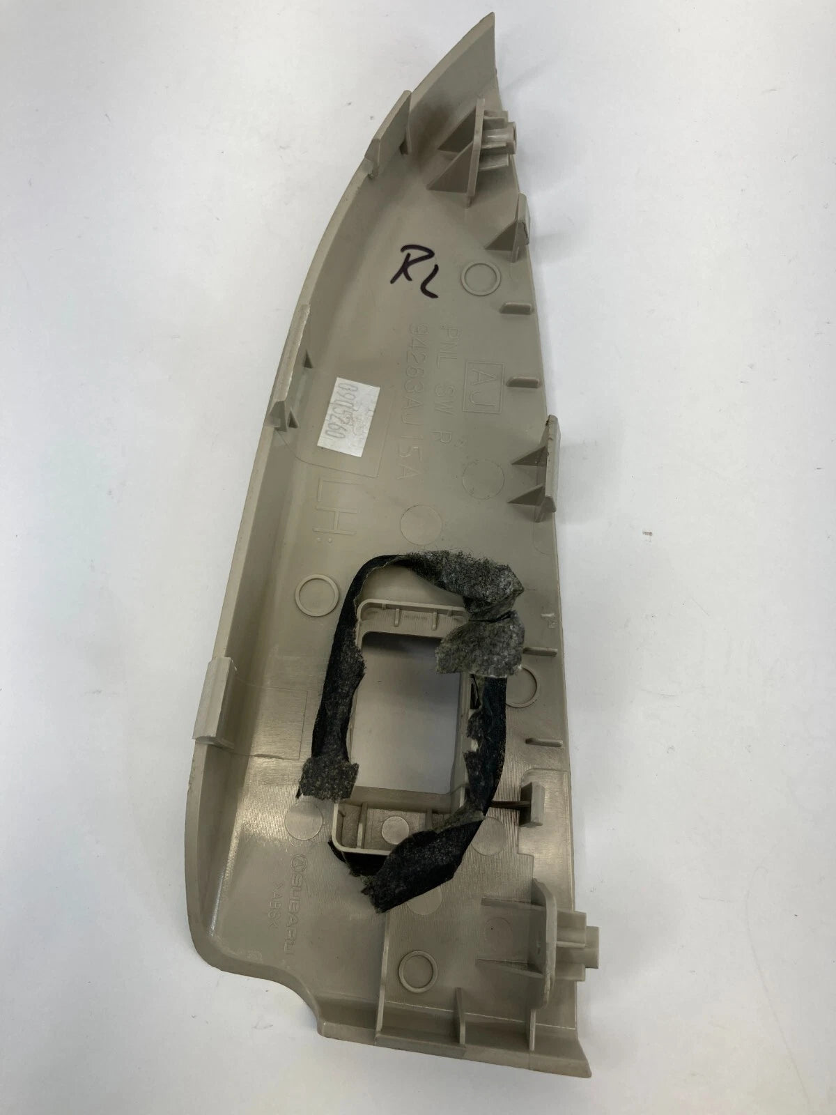 2010-2014 SUBARU OUTBACK LEGACY REAR LEFT WINDOW SWITCH PANEL BEZEL 94263AJ15A