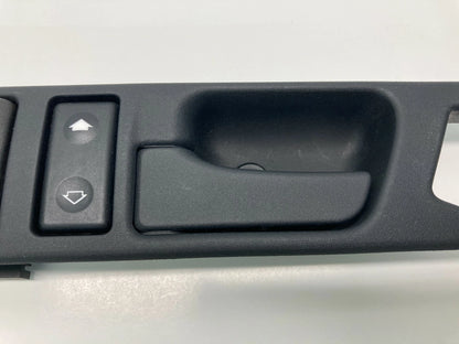 1994 1995 BMW 540I REAR LEFT INTERIOR INNER DOOR HANDLE W/ WINDOW SWITCH & BEZEL