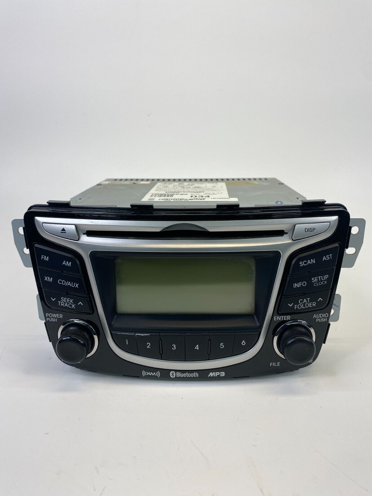 2012-2014 Hyundai Accent Radio AM FM Single CD Player w/ Bluetooth 96170-1R150GU