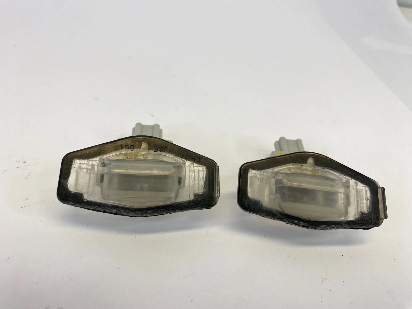 2003-2007 HONDA ACCORD COUPE REAR TRUNK LID LICENSE LIGHT LAMPS OEM