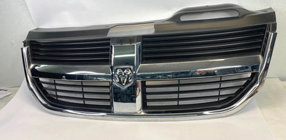 2009 2010 DODGE JOURNEY FRONT BUMPER UPPER GRILL GRILLE W EMBLEM 05178281AC OEM