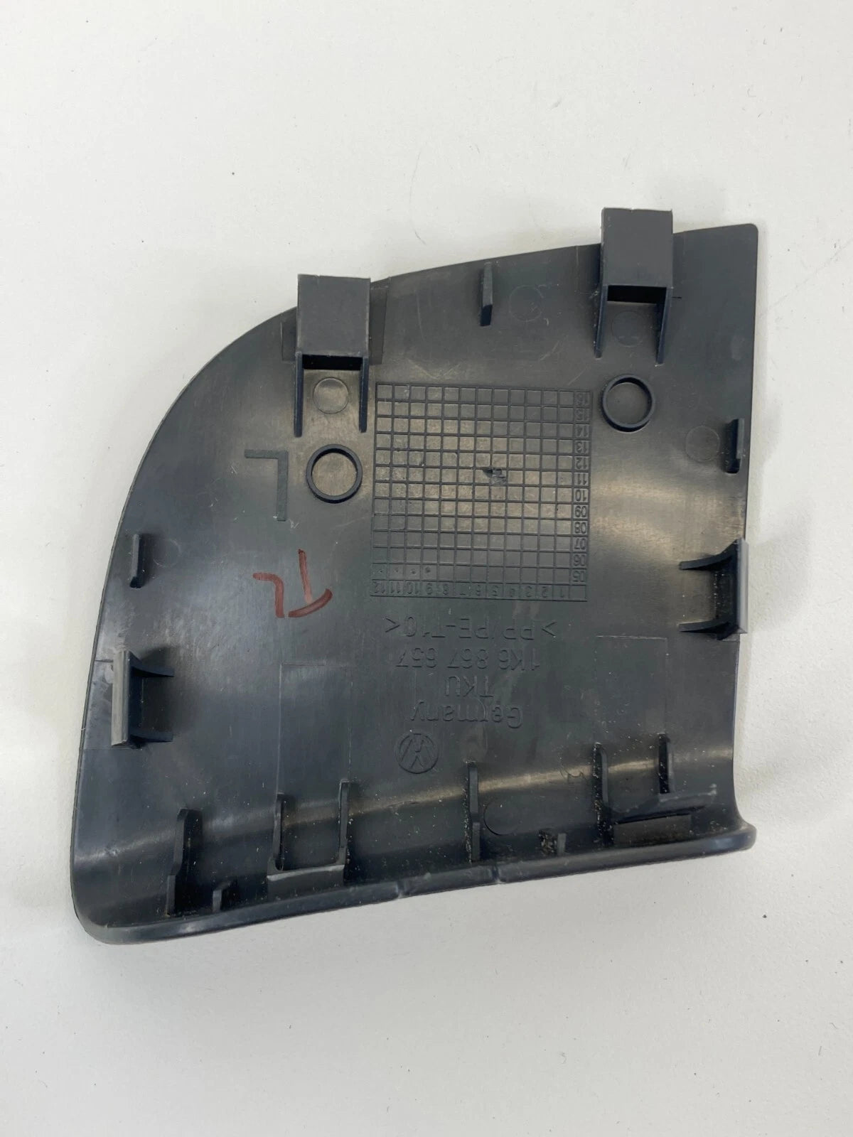 2006-2009 VOLKSWAGEN GTI FRONT LEFT SIDE INTERIOR KICK PANEL TRIM 1K6867657 OEM