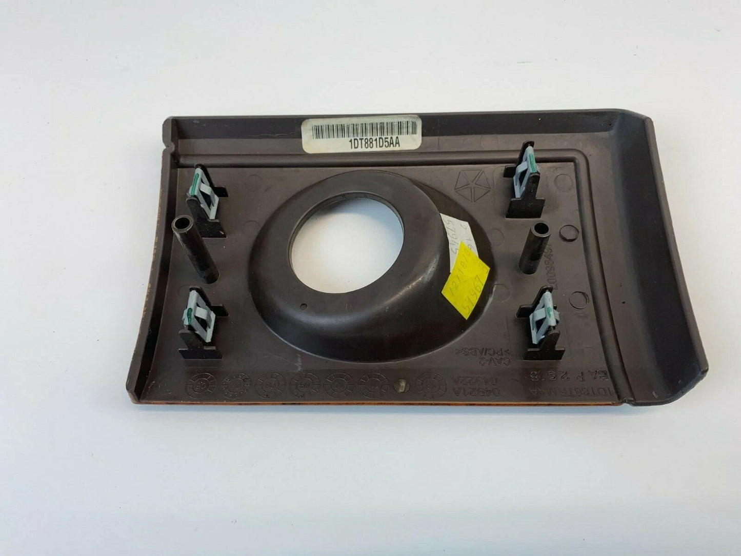 08-10 CHRYSLER TOWN & COUNTRY DASH IGNITION SWITCH BEZEL COVER WOOD 1DT881D5AA